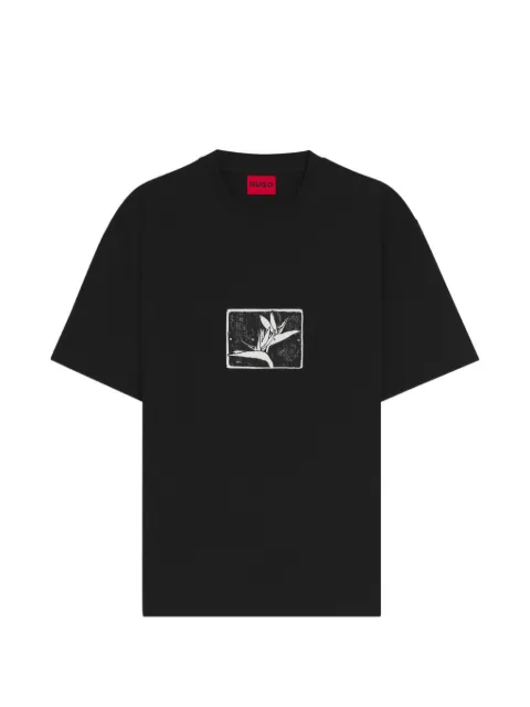 HUGO graphic-print T-shirt Black 50563436