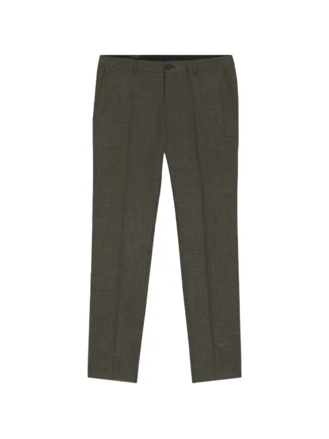 BOSS belt-loop trousers Green 50567526