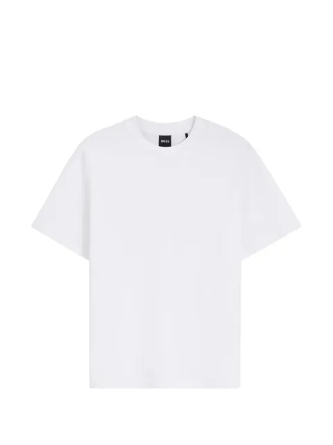BOSS mercerised cotton T-shirt White 50552064
