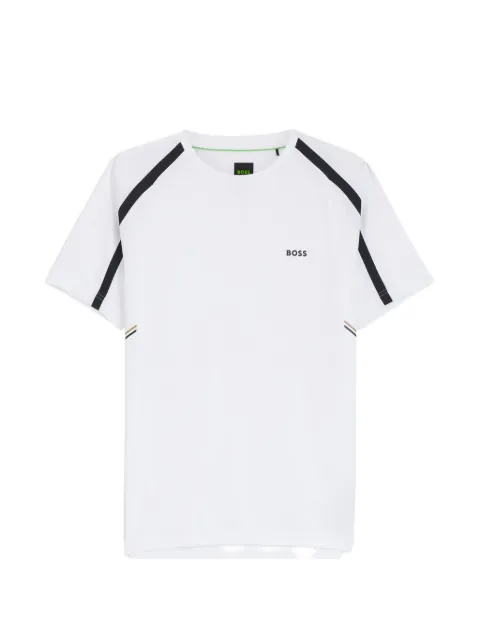 BOSS logo-print T-shirt White 50564786