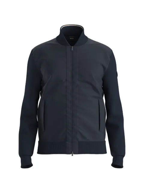 BOSS zip-up bomber jacket Blue 50565508