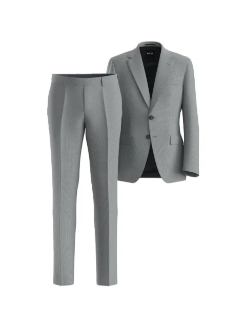 BOSS single-breasted suit Grey 50567237