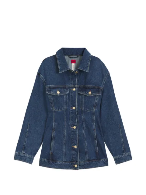 HUGO button-fastening denim jacket Blue 50569648