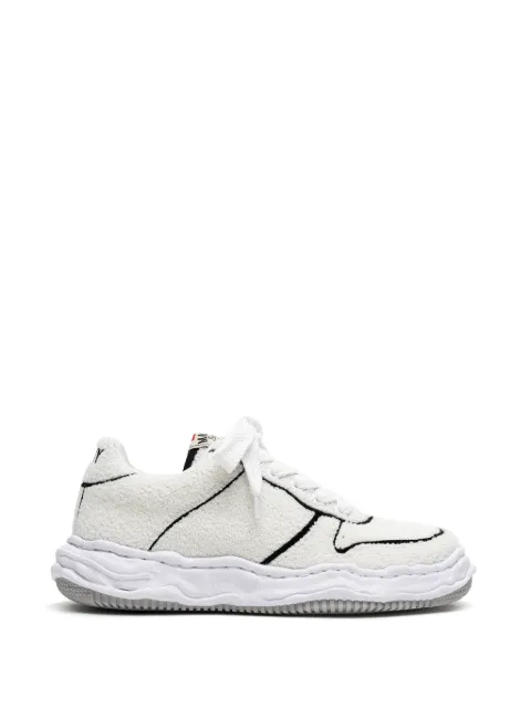 Maison MIHARA YASUHIRO Wayne bouclé-knit chunky-sole sneakers White A16FW726