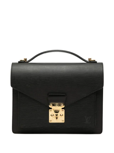 Louis Vuitton Pre-Owned 2001 Epi Monceau 28 satchel Black 1OF0IULN864CZM13