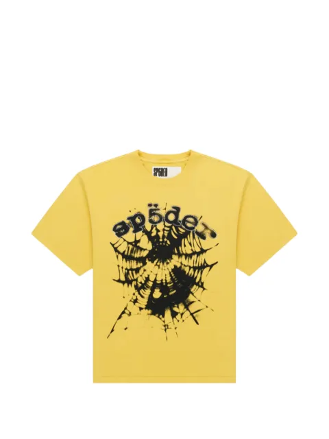 SP5DER Scattered OG Web V2 short-sleeve T-shirt Yellow SP5DER409