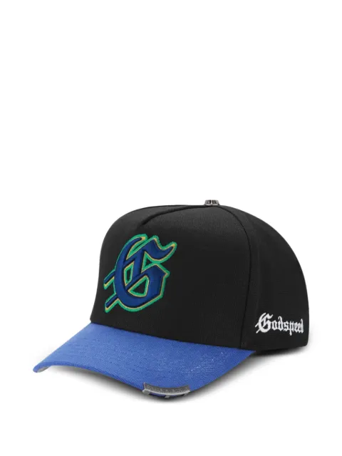 GODSPEED logo-embroidered baseball cap Black GS227