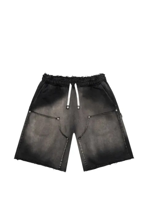 GODSPEED distressed carpenter shorts Black GS203