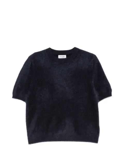 Soft Goat short-sleeve T-shirt Blue 24055