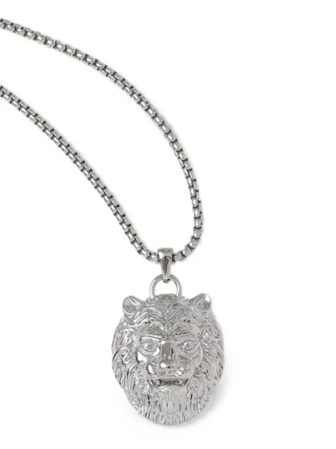 GUESS USA Lion King box-chain necklace Silver JUMN01387JW