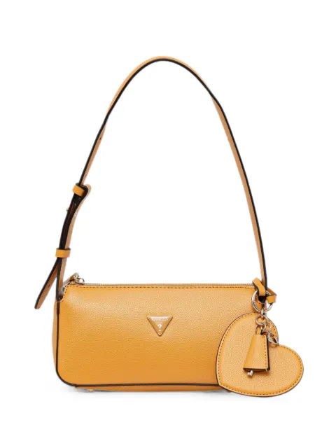 GUESS USA logo-plaque heart-charm shoulder bag Yellow HWBG9932720