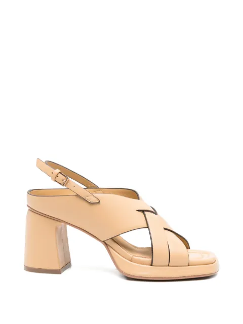 Bruno Premi crossover-strap slingback sandals Neutrals BN5201X