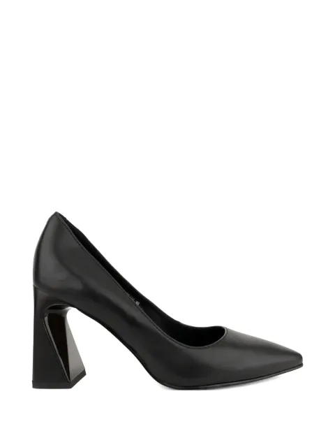 LINDA BAUMANN pointed-toe sculptural-heel pumps Black 659325239