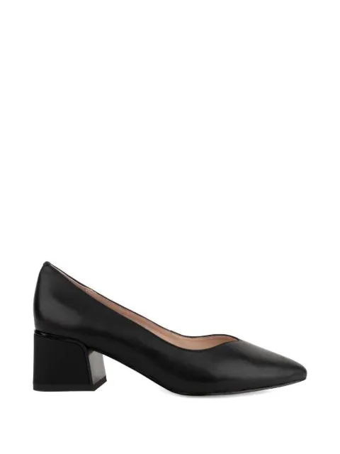 LINDA BAUMANN pointed-toe block-heel pumps Black 659325242