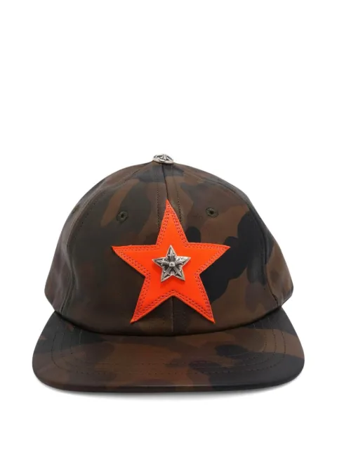 Chrome Hearts star-patch baseball cap Brown CHRM1121