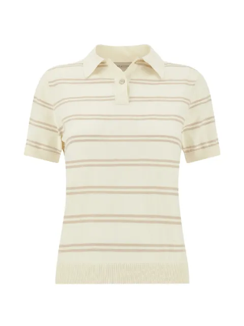 Paul & Shark striped short-sleeve polo shirt Neutrals 26451605