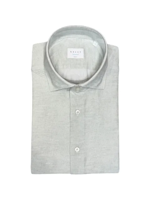 Xacus Active Shirt tailored-fit shirt Green ACT558ML21650005