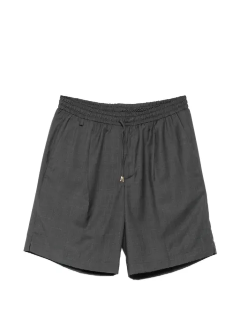 Briglia 1949 Molokaip pleated drawstring shorts Grey MOLOKAIP300132