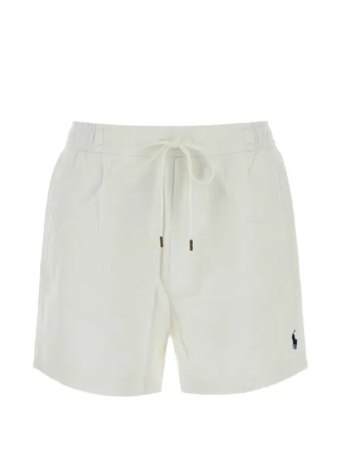 Polo Ralph Lauren drawstring-waist embroidered-logo shorts White 211A12950002
