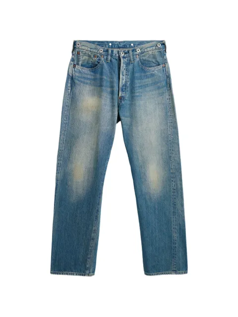 A.PRESSE No 2 washed straight-leg jeans Blue AP4008