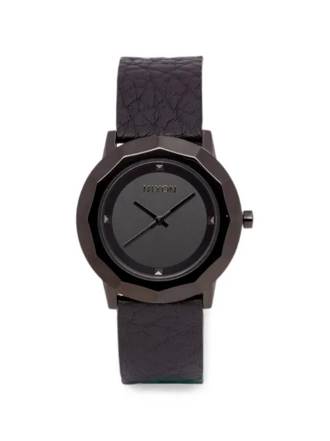 Nixon The Bobbi faceted-bezel 35mm watch Black A341001