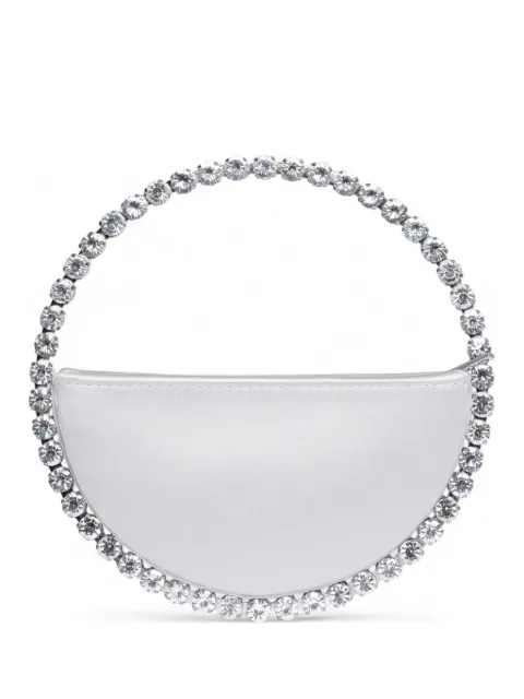 L'Alingi Eternity crystal-embellished clutch bag Grey ETEMSI01