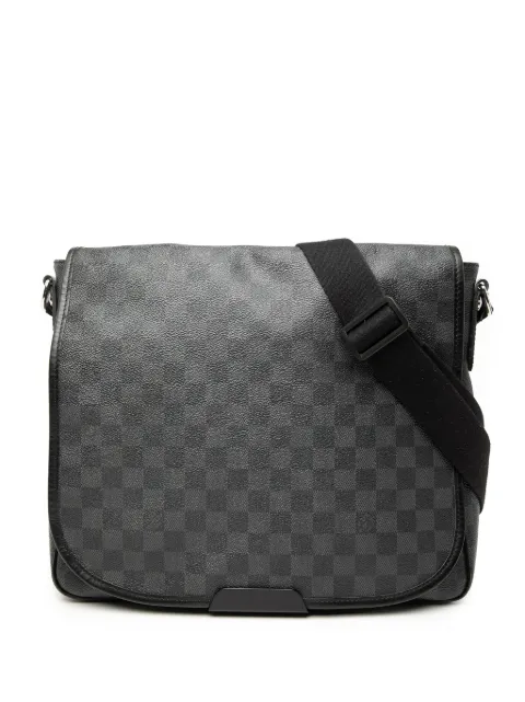 Louis Vuitton Pre-Owned 2010 Damier Graphite Daniel MM crossbody bag Black BMJTTSRHRJFKMB0A