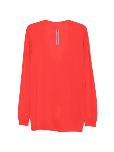 Rick Owens Extreme V-neck sweater Orange RU01F2611WS