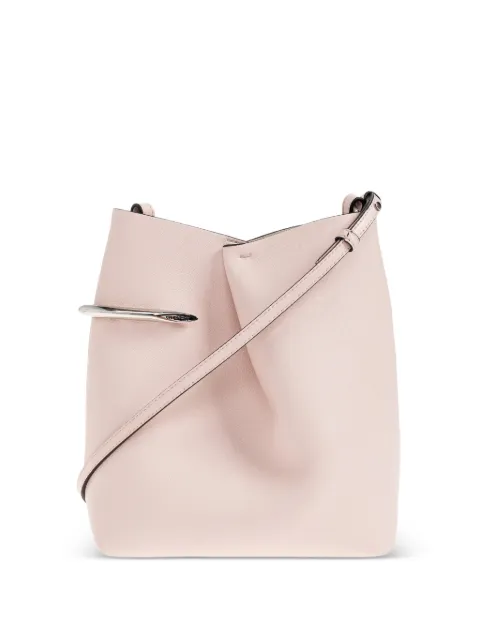 Givenchy Pinch Me metal-bar leather bucket bag Pink BB516JB2EK