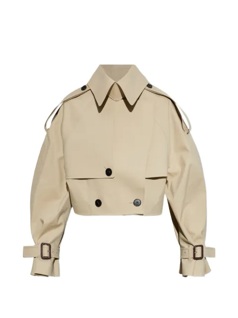 Givenchy cropped double-breasted jacket Neutrals BW00UV164R