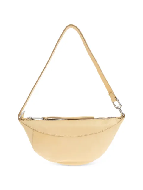 AllSaints micro Luna leather shoulder bag Neutrals W546XD