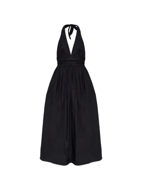 Matteau plunge halterneck dress Black PLUNGEHALTERDRESS