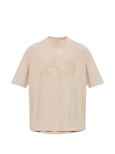AllSaints Etta logo-patch T-shirt Neutrals W125JE