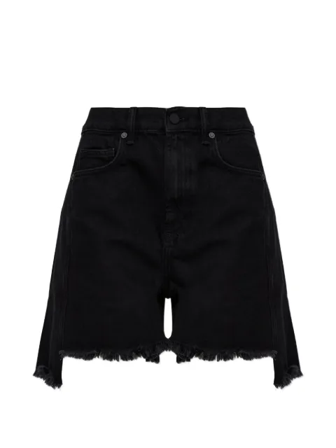 AllSaints Frankie raw-cut shorts Black W077EE