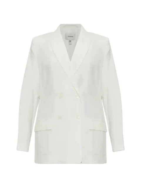 Gestuz double-breasted blazer White 10911250