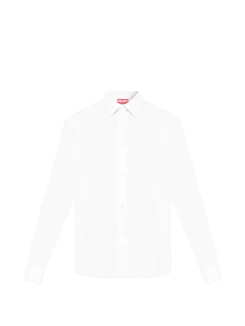 Kenzo long-sleeve cotton shirt White FG65CH4619LF