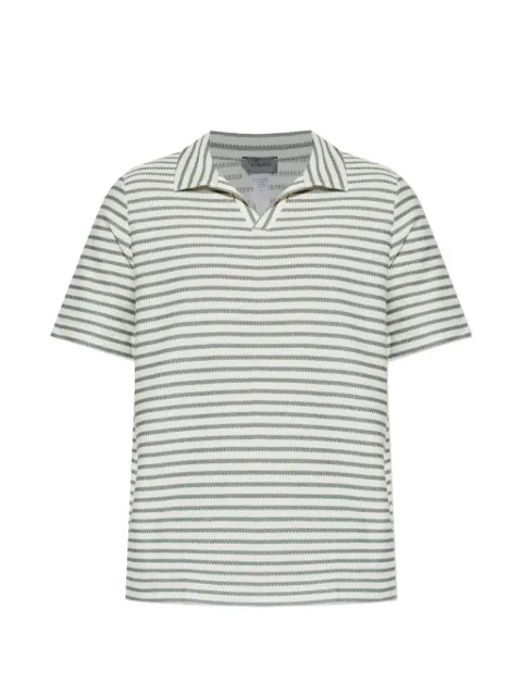 Hanro striped V-neck T-shirt Neutrals 075865
