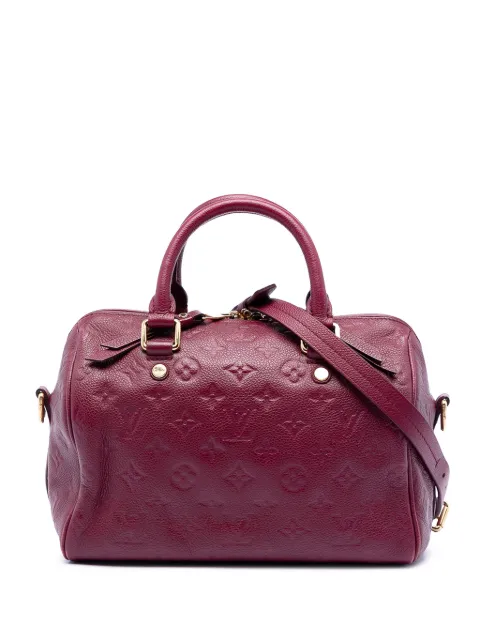 Louis Vuitton Pre-Owned 2014 Monogram Empreinte Speedy Bandouliere 25 satchel Red T2FXUY0KKV316UED