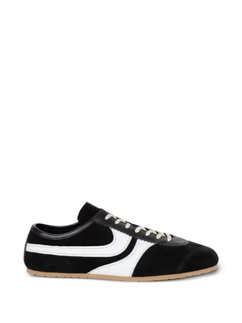 DRIES VAN NOTEN Dustin lace-up leather sneakers Black 2610217260126