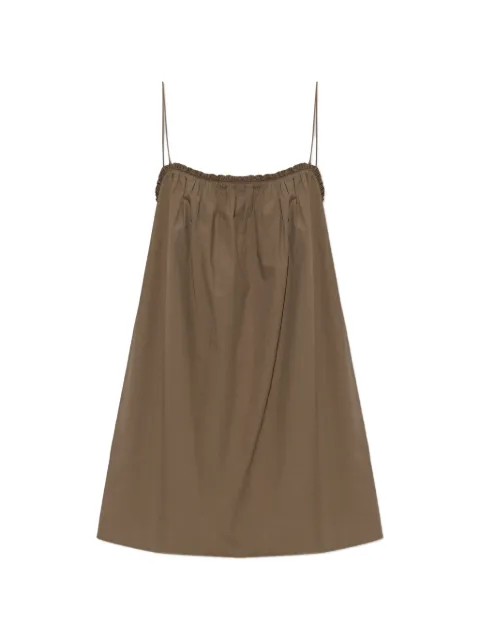 Matteau frill-trim cami dress Brown FRILLCAMIMINIDRESS