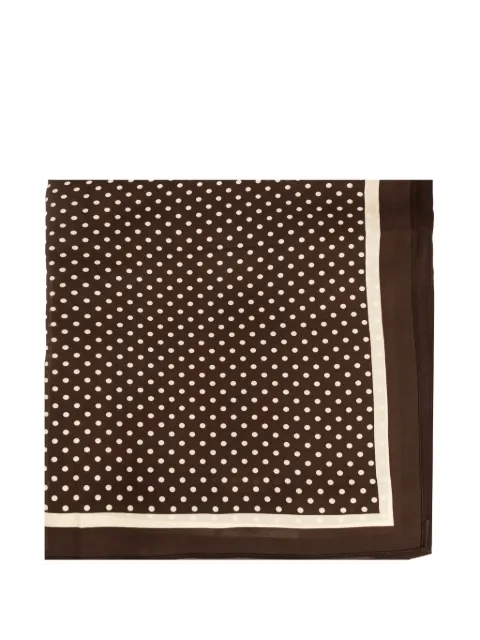 Matteau polka-dot silk sarong Brown SILKSARONG