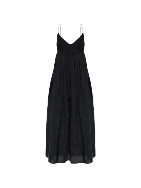 Matteau Voluminous Bralette cotton maxi dress Black VOLUMINOUSBRALETTEDRESS