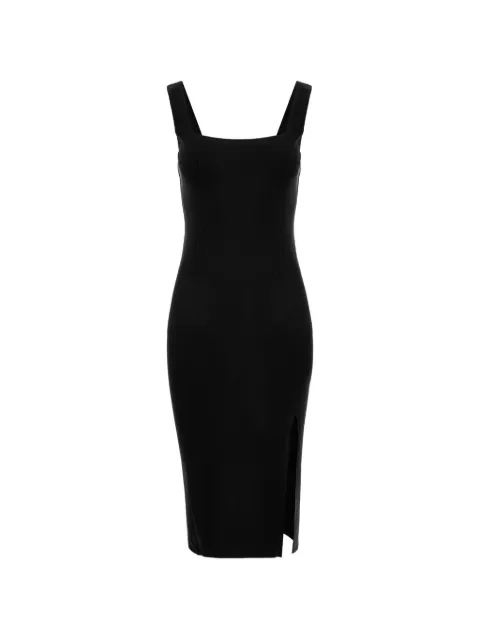 ROSERRY Kensington side-slit midi dress Black KENSINGTONSLIT