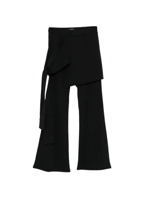 Limi Feu layered cotton trousers Black LKT8004601