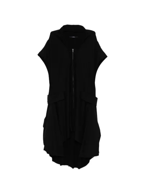 Limi Feu zip-up hooded dress Black LKT6304601