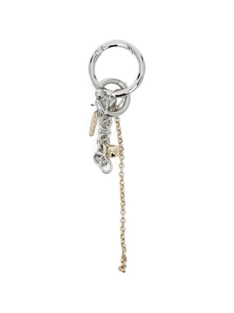 Justine Clenquet Lewis chain keyring Silver LEWISKEYCHAIN