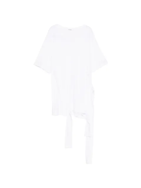 Limi Feu asymmetric jersey T-shirt White LKT15040WHT