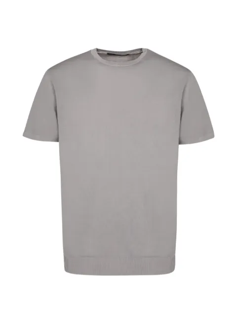 Daniele Fiesoli crew-neck ribbed-trim T-shirt Grey DF0307
