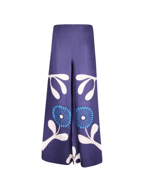 Cala de la Cruz zip-fastening trousers Blue 25C296