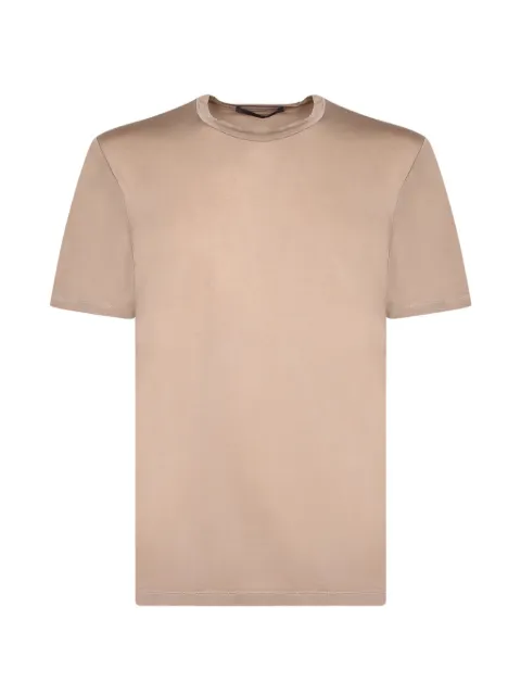 Daniele Fiesoli crew-neck short-sleeve T-shirt Brown DF4210